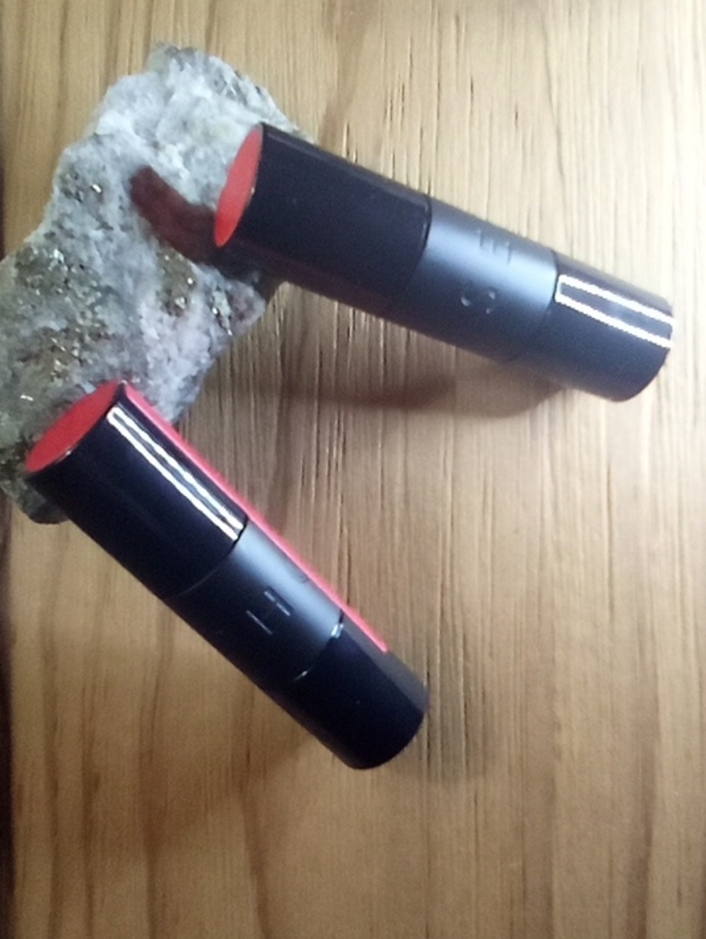 Sephora Set of 2 Satin Lipsticks in More is More and Fierce Fire
